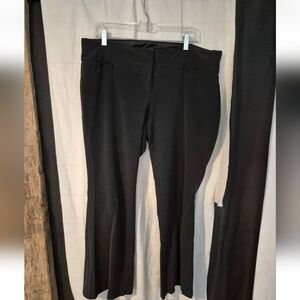 Maurices Womens Black Dress Pants, Mid Rise, 14S